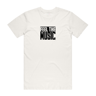 Feel The Music - Music T-Shirt - Natural