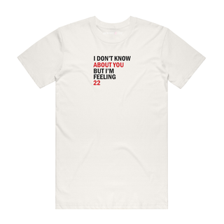 Feeling 22 - Slogan T-Shirt - Natural