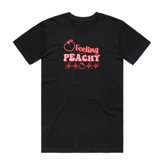 Feeling Peachy - Graphic T-Shirt - Black