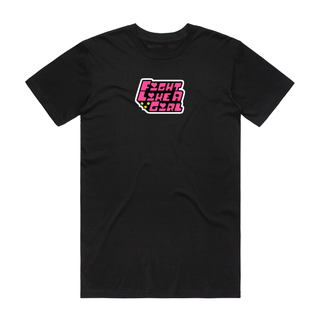 Fight Like A Girl - Slogan T-Shirt - Black
