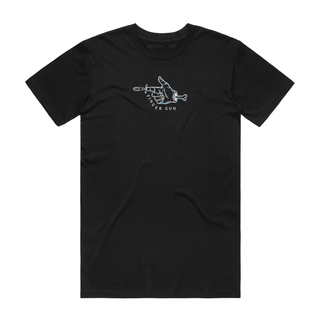 Finger Gun - Graphic T-Shirt - Black