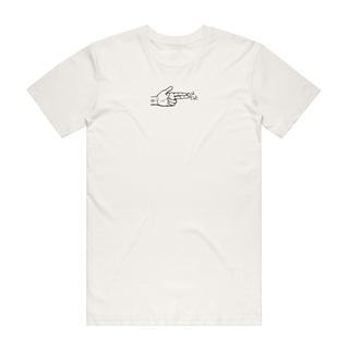 Finger Gun Pew - Graphic T-Shirt - Natural
