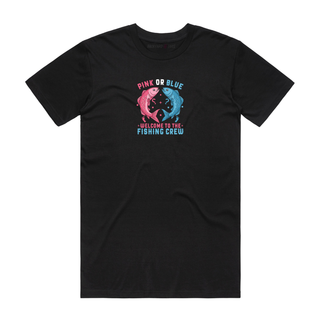 Fishing Crew - Gender Reveal T-Shirt - Black