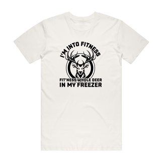 Fit'ness Whole Deer - Hunting T-Shirt - Natural