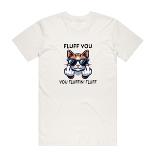 Fluff You - Cat T-Shirt - Natural