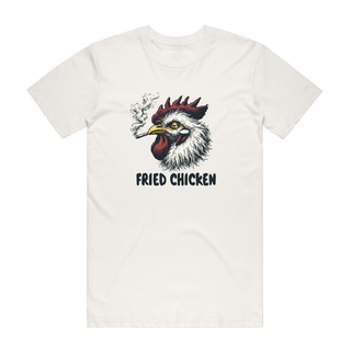 Fried Chicken - Funny T-Shirt - Natural