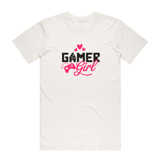 Gamer Girl - Gamer T-Shirt - Natural