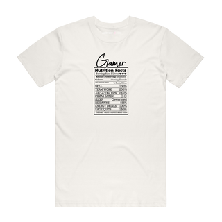 Gamer Nutrition - Gamer T-Shirt - Natural