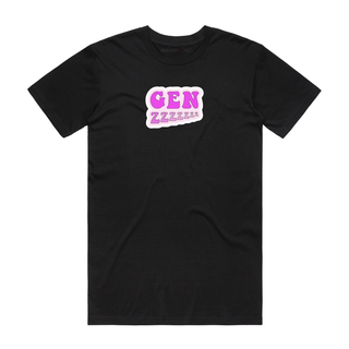 Gen Z - Slogan T-Shirt - Black