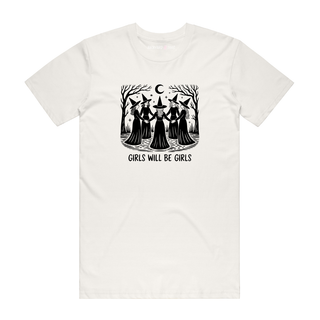 Girls Will Be Girls - Halloween T-Shirt - Natural