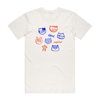 Group Of Cats - Graphic T-Shirt - Natural