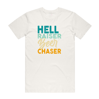 Hell Raiser Beer Chaser - Dad T-Shirt - Natural