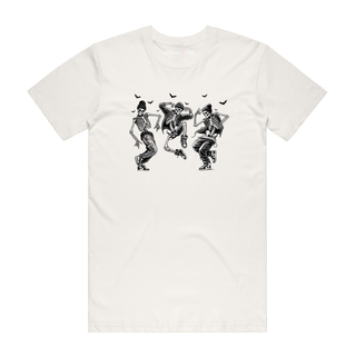 Hiphop Skeletons - Halloween T-Shirt - Natural