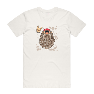 Hippie Skull - Music T-Shirt - Natural
