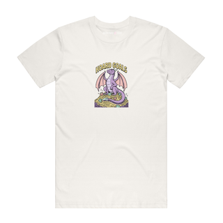 Hoard Goals (dragon) - Graphic T-Shirt - Natural
