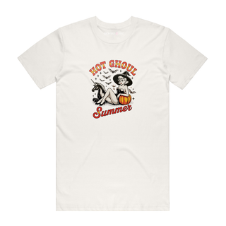 Hot Ghoul Summer - Halloween T-Shirt - Natural