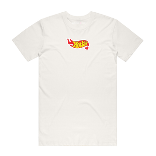 Hottie (Yellow) - Slogan T-Shirt - Natural