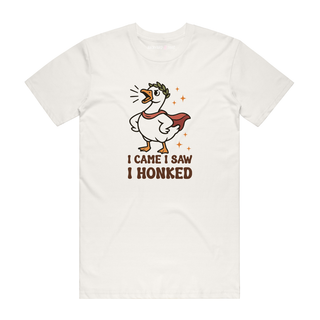 I Came I Saw I Honked - Funny T-Shirt - Natural