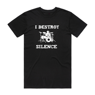 I Destroy Silence - Music T-Shirt - Black
