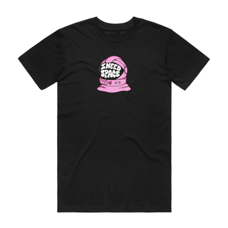 I Need Space - Slogan T-Shirt - Black