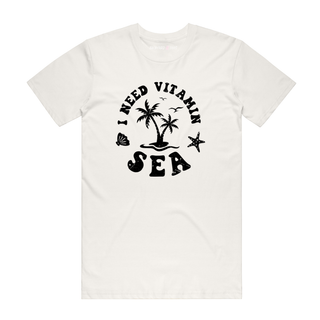 I Need Vitamin Sea - Graphic T-Shirt - Natural
