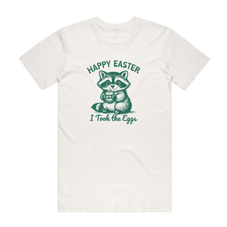 I Took The Eggs - Easter T-Shirt - Natural