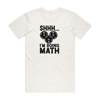 I'm Doing Math - Gym T-Shirt - Natural