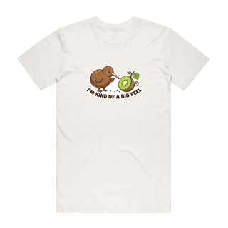 I'm Kinda Of a Big Peel - Graphic T-Shirt - Natural