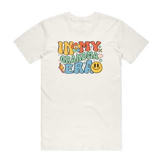 In My Grandma Era (Peace) - Mum T-Shirt - Natural
