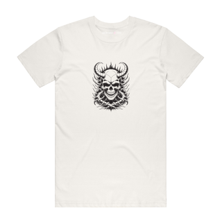 Inferno Skull - Halloween T-Shirt - Natural