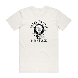 Just A Little Ray Of Pitch Black - Halloween T-Shirt - Natural