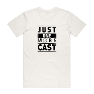 Just One More Cast - Fishing T-Shirt - Natural