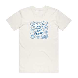 Just One More Chapter - Book T-Shirt - Natural
