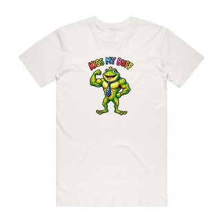 Kiss My Buff - Gym T-Shirt - Natural