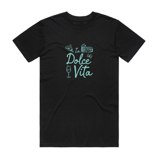 La Dolce Vita - Graphic T-Shirt - Black