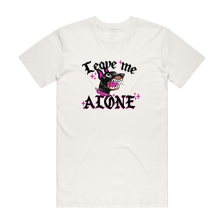 Leave Me Alone - Funny T-Shirt - Natural