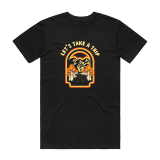 Let's Take A Trip - 420 T-Shirt - Black