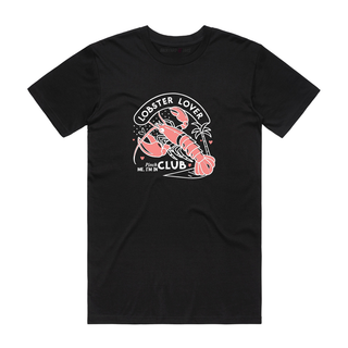 Lobster Lover Club - Graphic T-Shirt - Black