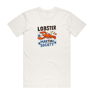 Lobster Martini Society - Graphic T-Shirt - Natural