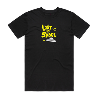 Lost In Space (Yellow) - Graphic T-Shirt - Black