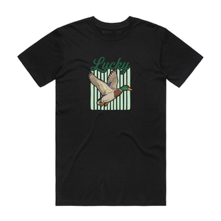 Lucky Duck - Funny T-Shirt - Black