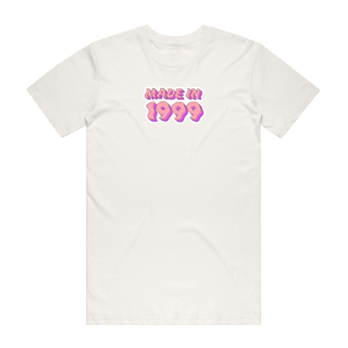 Made In 1999 - Slogan T-Shirt - Natural