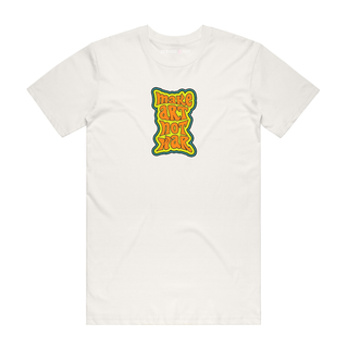 Make Art Not War - Slogan T-Shirt - Natural