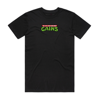 Make Gains - Gym T-Shirt - Black