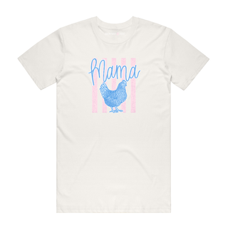 Mama Hen - Mum T-Shirt - Natural