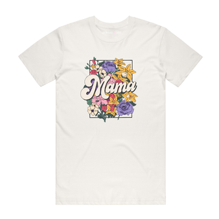 Mama (Bouquet) - Mum T-Shirt - Natural