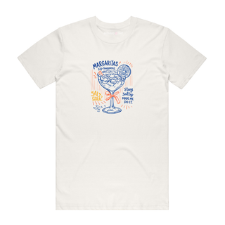 Margaritas Sip Happens - Graphic T-Shirt - Natural