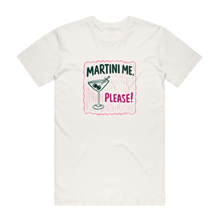 Martini Me, Please - Graphic T-Shirt - Natural