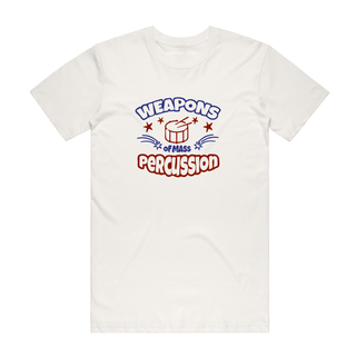 Mass Percussion - Music T-Shirt - Natural