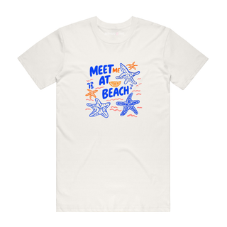 Meet Me At The Beach - Graphic T-Shirt - Natural